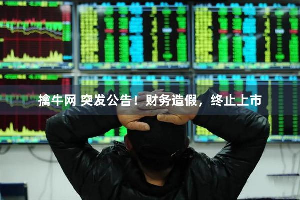 擒牛网 突发公告！财务造假，终止上市