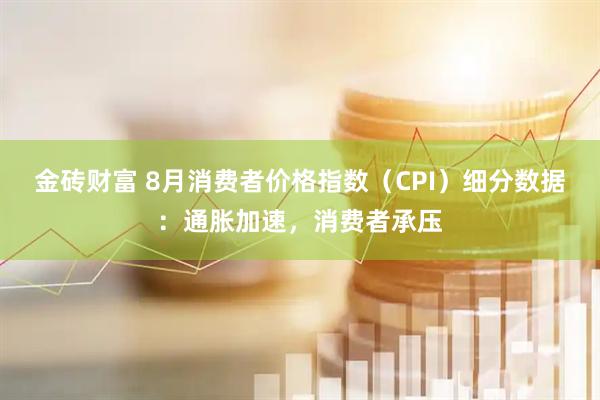 金砖财富 8月消费者价格指数（CPI）细分数据：通胀加速，消费者承压